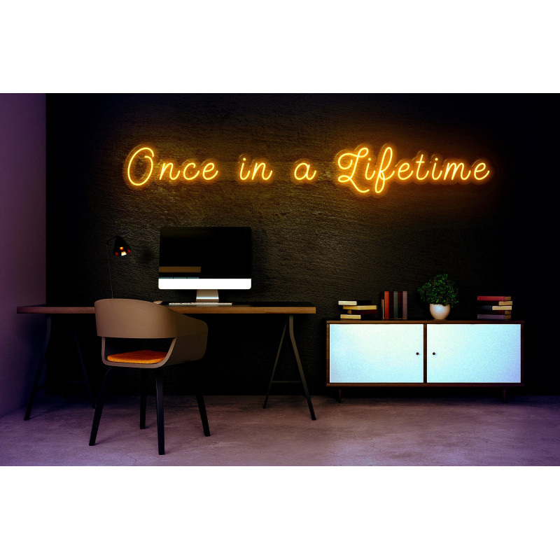 NEON LED ONCE IN A LIFTEME, LIGHTSANDWIRES
