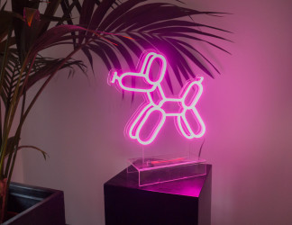 Neón Led "Perrito globo"