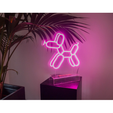 Neón Led "Perrito globo"