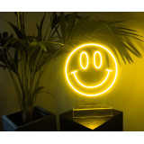neon led smile