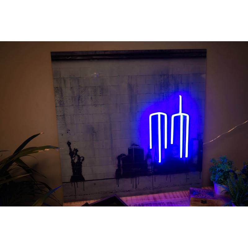 cuadros neon led tores gemelas
