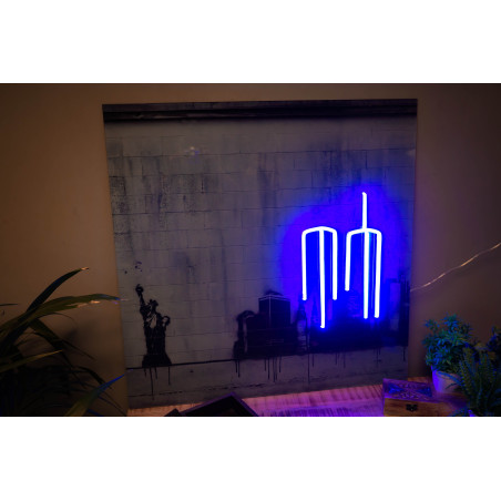 cuadros neon led tores gemelas