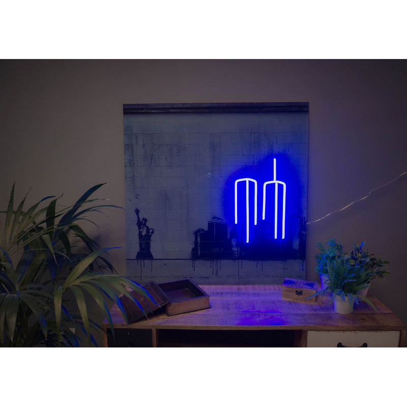 cuadros neon led tores gemelas