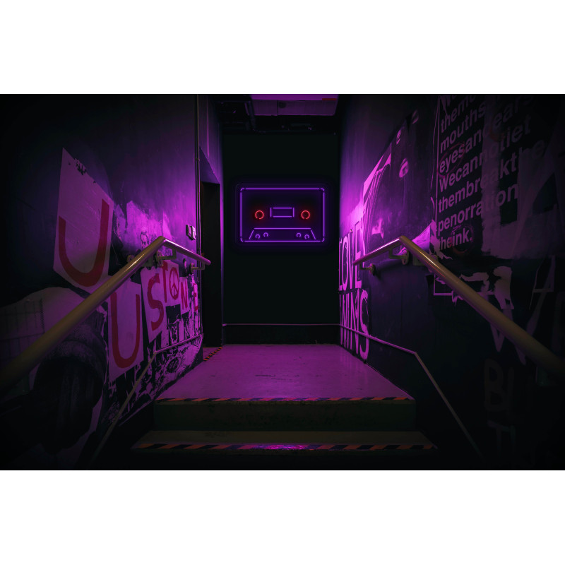 neon led cinta casette, ligthtsandwires