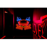 neon led burger lightsandwires