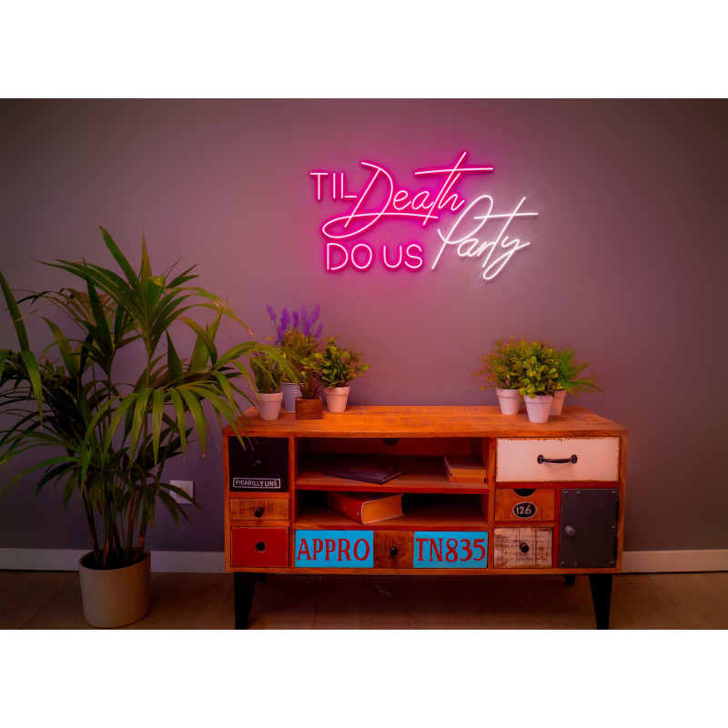 NEON LED Til deadth dous party , lightsandwires