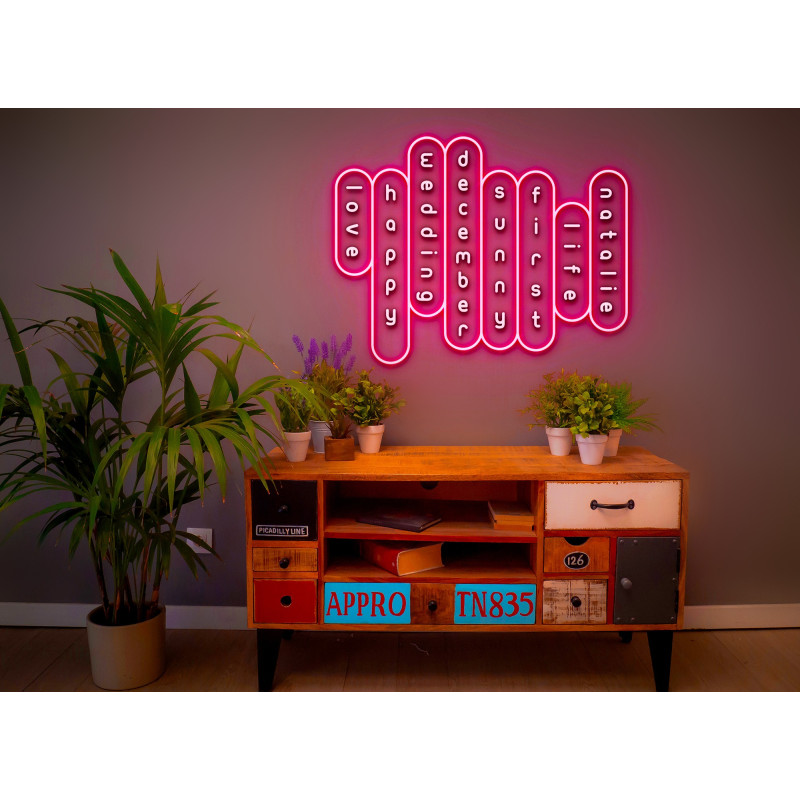 neon led sopa de letras by lightsandwires