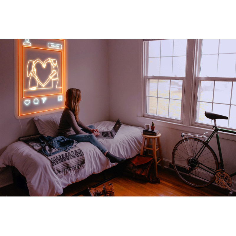 Neón Led "Love Instagram"LIGHTSANDWIRES