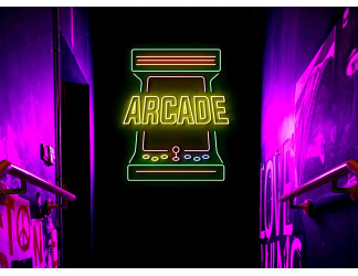 neon led arcade