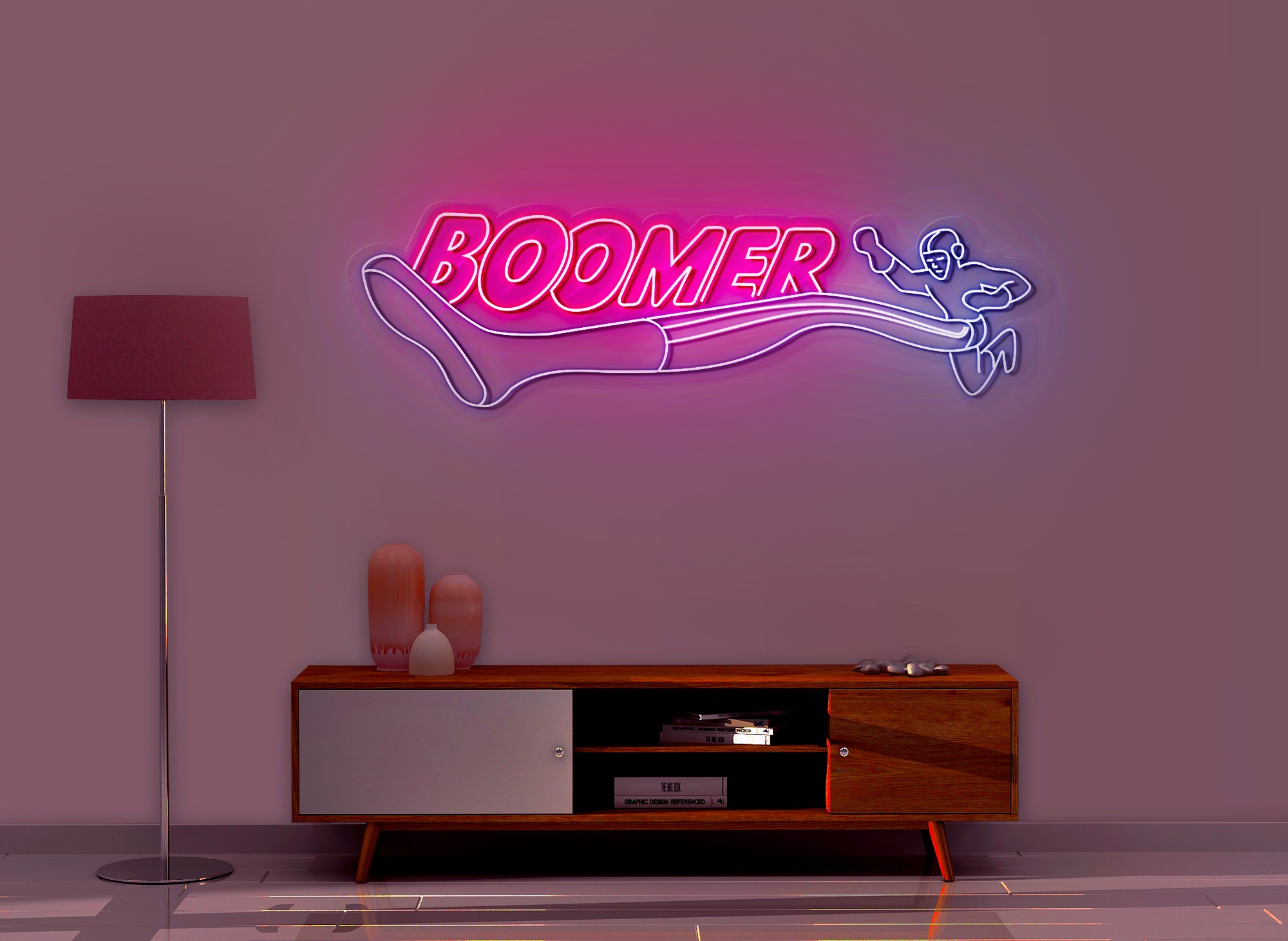 Carteles de Neón Led - Luces de neón "Boomer"