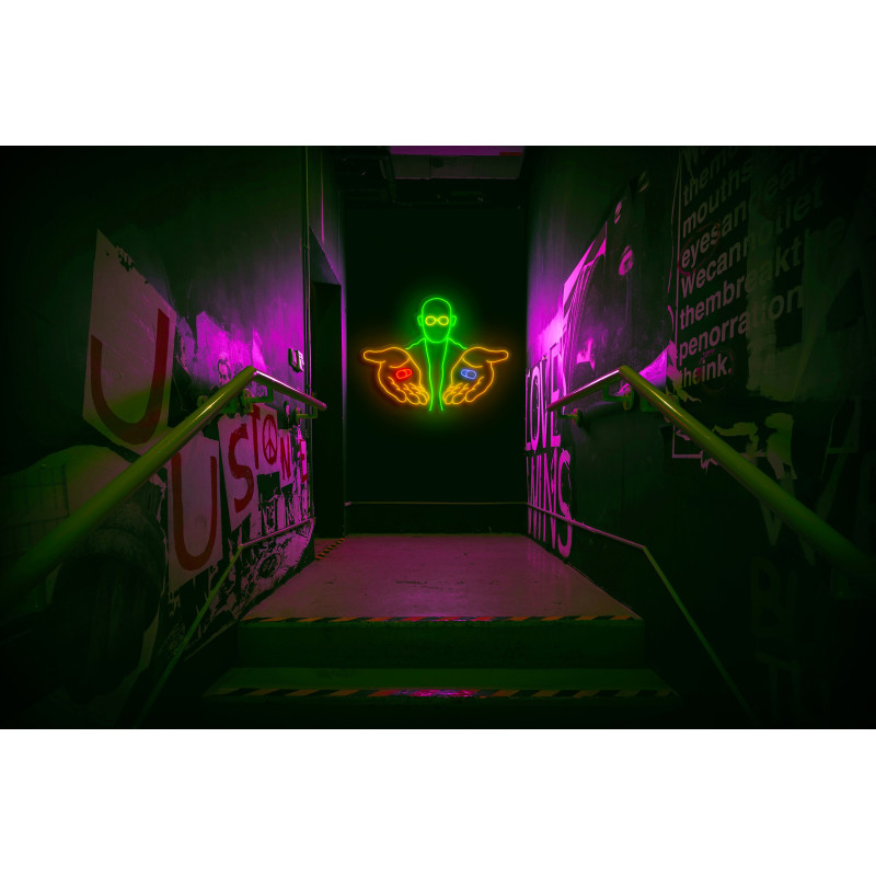 neon led matrix , lightsandwires