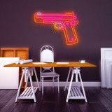 neon led pistola, lightsandwires