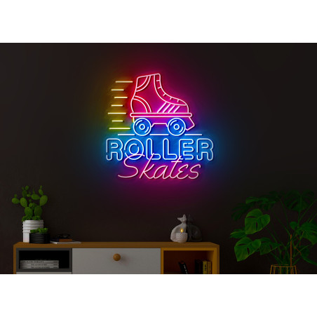 neon led patines roller lightsandwires