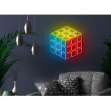 neon led cubo rubik lightsandwires