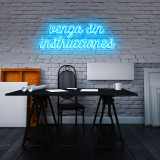 cartel neon led vengo sin instrucciones,lightsandwires