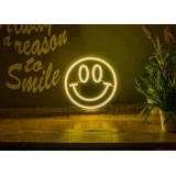 neon led smile