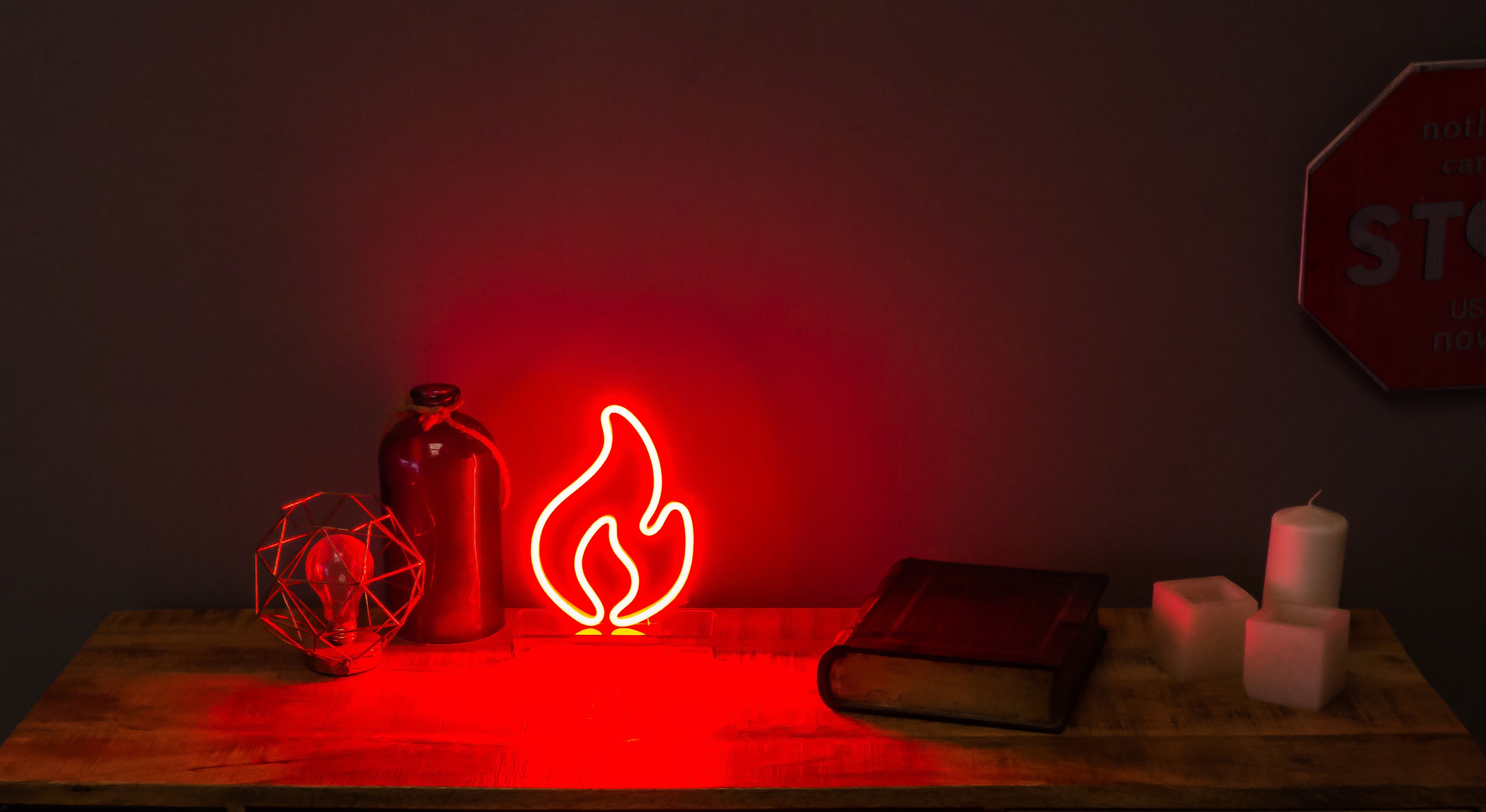 lampaneon fuego