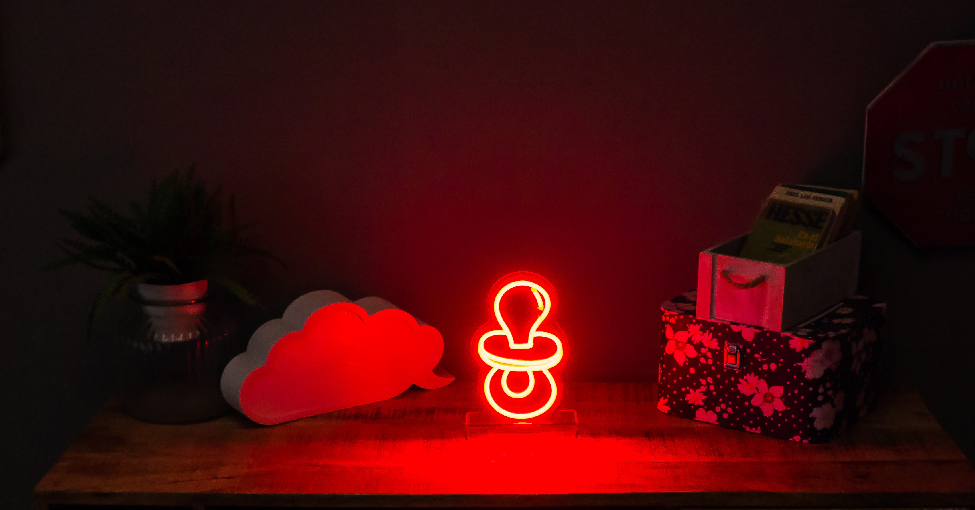 neon led chupete