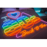 neon led i love 80´s lightsandwires