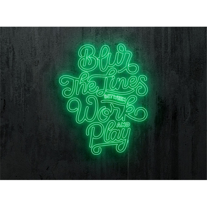 neon led blur the lines, lightsandwires