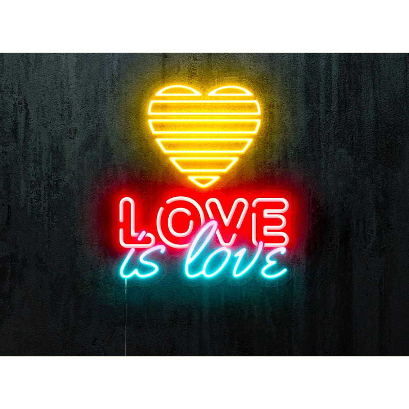 neon led love is love lightsandwires