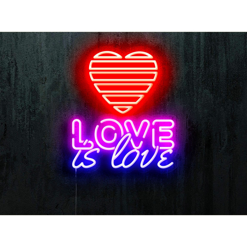 neon led love is love lightsandwires