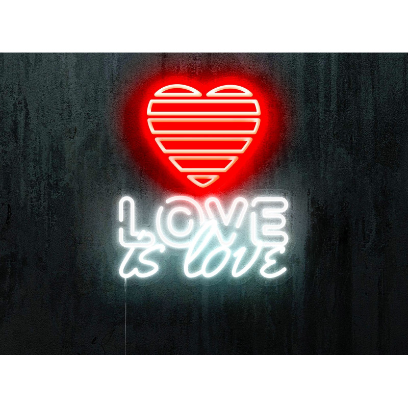 neon led love is love lightsandwires