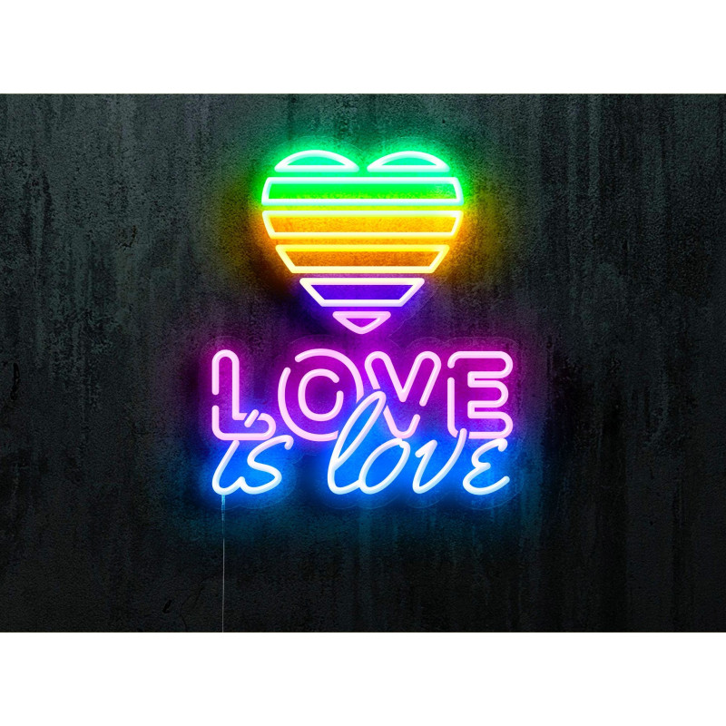 neon led love is love lightsandwires