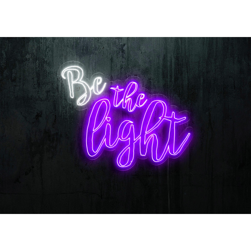 NEON LED BE THE LIGHT , lightsandwires