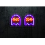 neon led fantasma comecocos lighstandwires