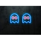 neon led fantasma comecocos lighstandwires