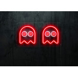 neon led fantasma comecocos lighstandwires