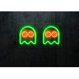 neon led fantasma comecocos lighstandwires