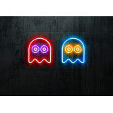 neon led fantasma comecocos lighstandwires