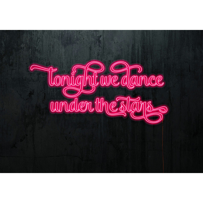 neon led bailamos bajo las estrellas, lightsandwires