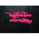 neon led bailamos bajo las estrellas, lightsandwires