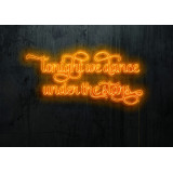 neon led bailamos bajo las estrellas, lightsandwires