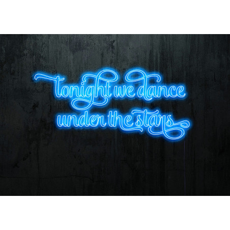 neon led bailamos bajo las estrellas, lightsandwires