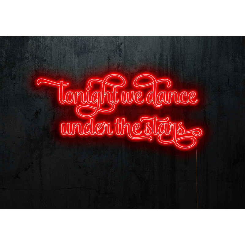 neon led bailamos bajo las estrellas, lightsandwires