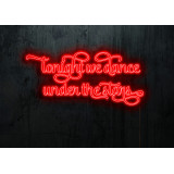 neon led bailamos bajo las estrellas, lightsandwires