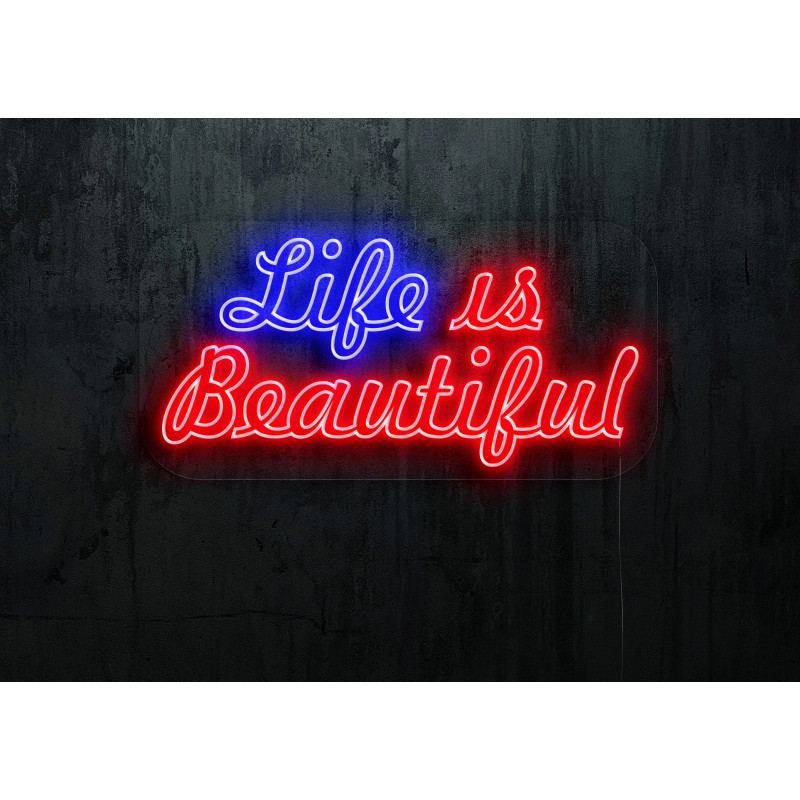 neon-led-rotulo-life-is-beautiful, LIGHTSANDWIRES