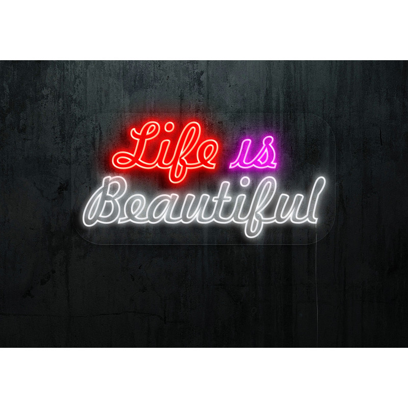 neon-led-rotulo-life-is-beautiful, LIGHTSANDWIRES