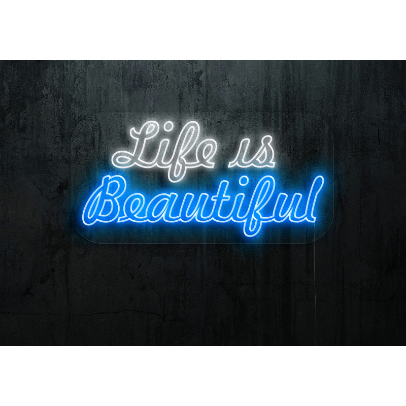 neon-led-rotulo-life-is-beautiful, LIGHTSANDWIRES