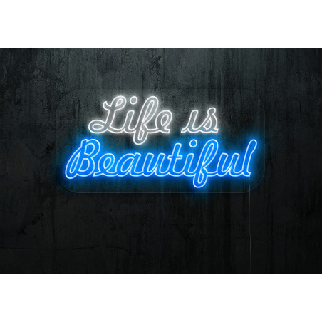 neon-led-rotulo-life-is-beautiful, LIGHTSANDWIRES