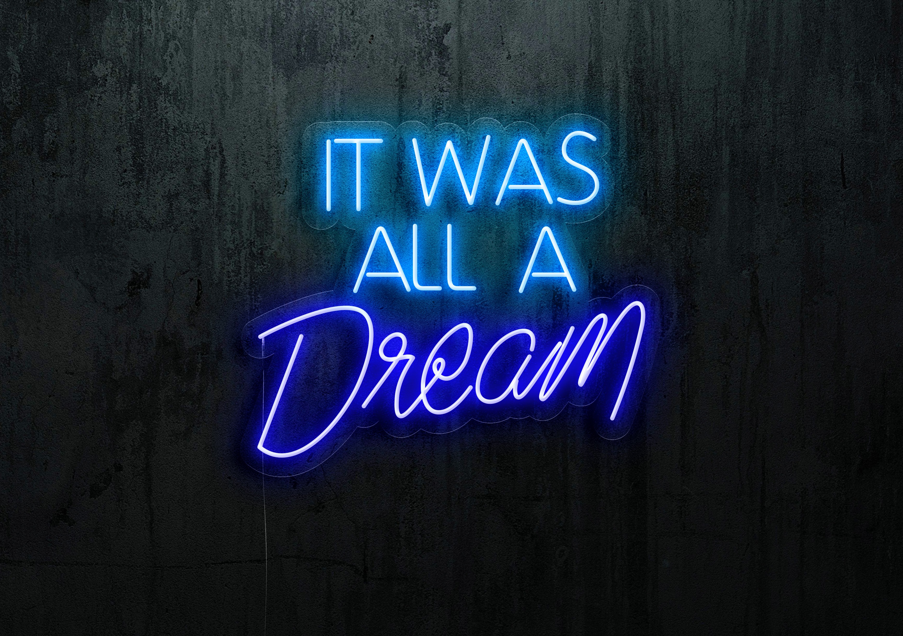 neon led it was a dream, LIGHTSANDWIRES