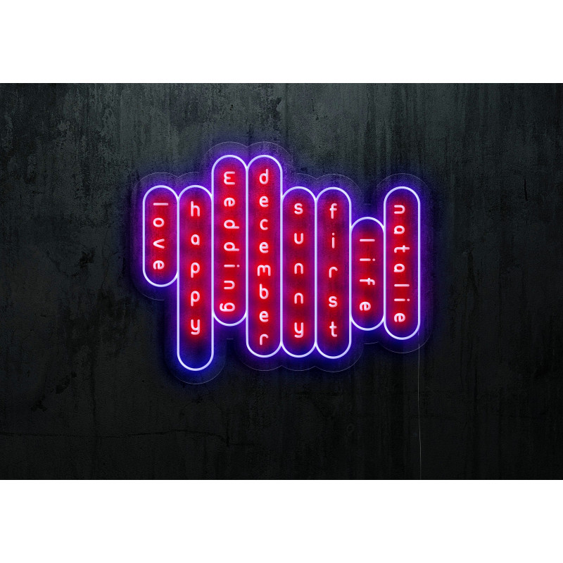 neon led sopa de letras by lightsandwires