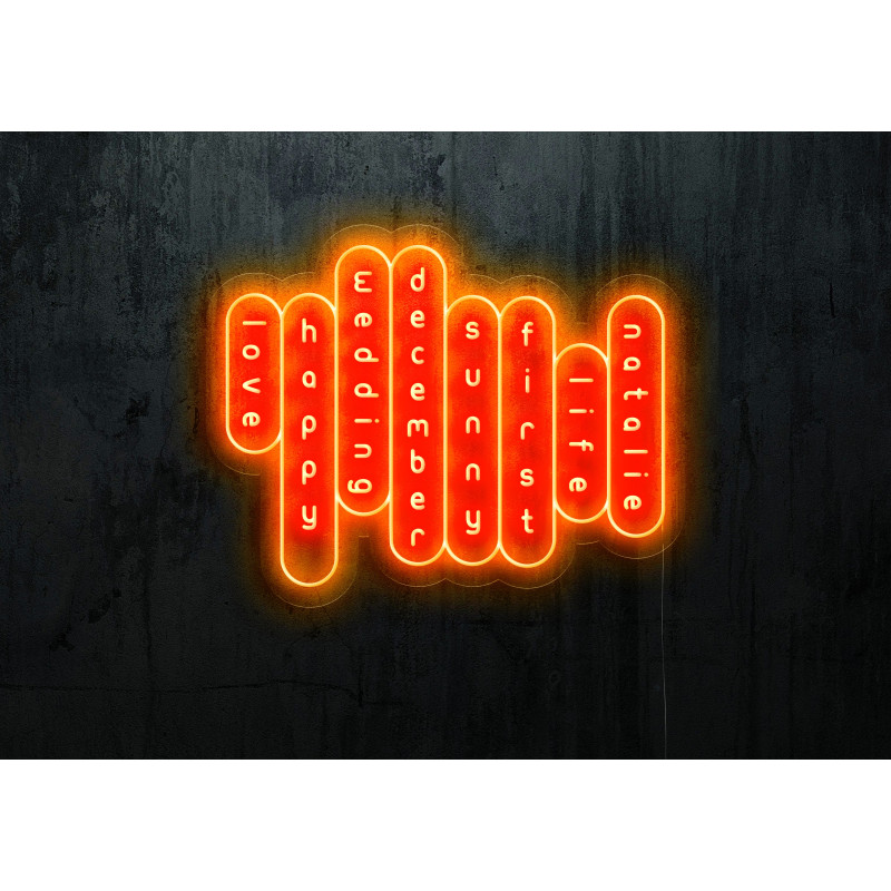 neon led sopa de letras by lightsandwires