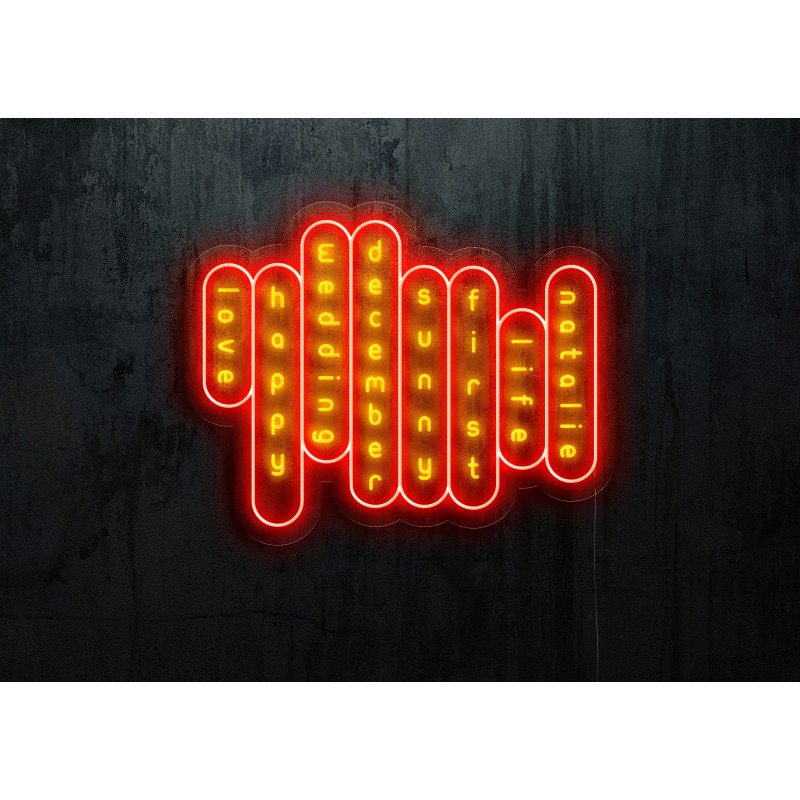 neon led sopa de letras by lightsandwires
