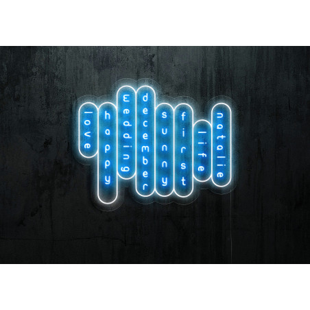 neon led sopa de letras by lightsandwires