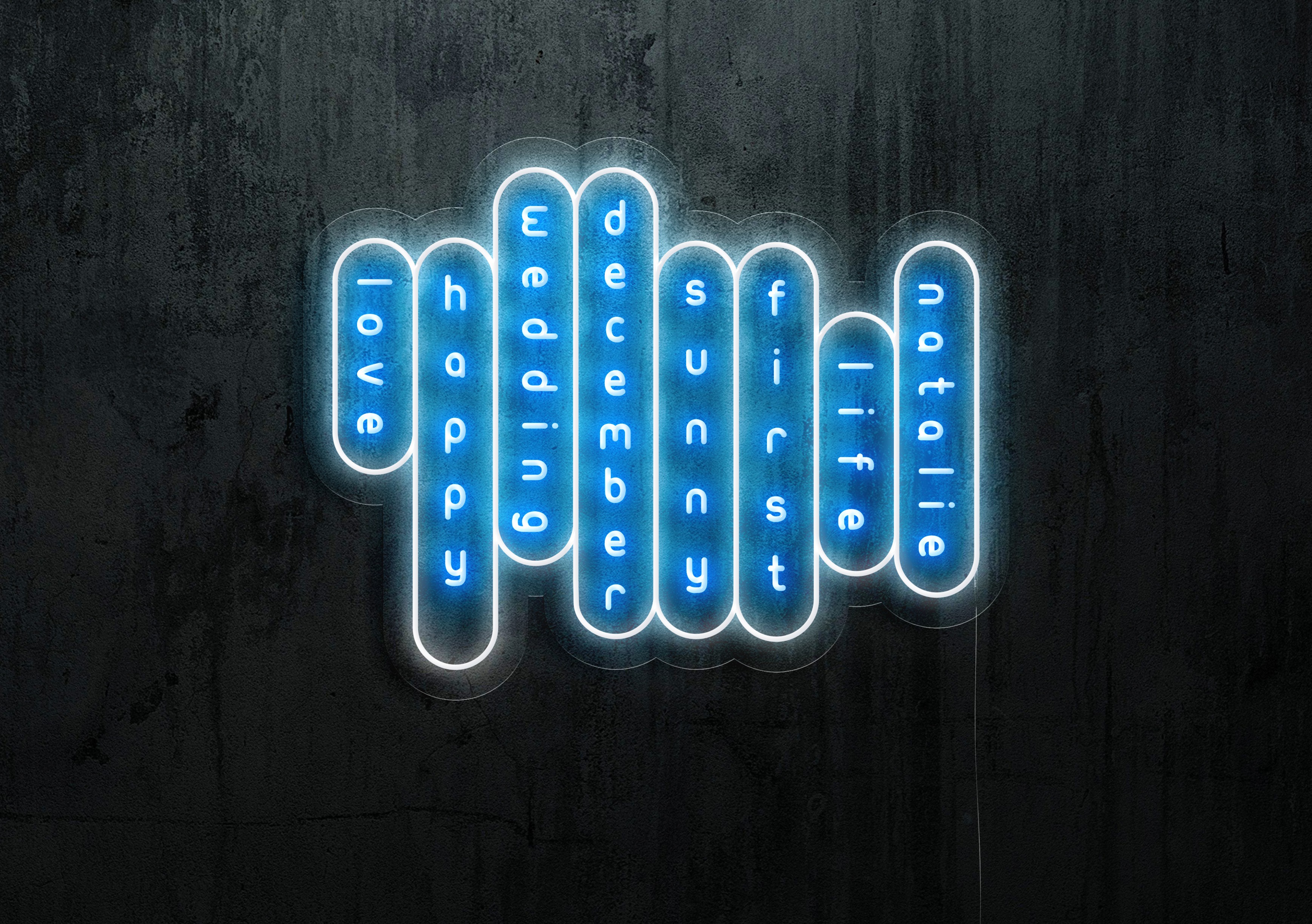 neon led sopa de letras by lightsandwires